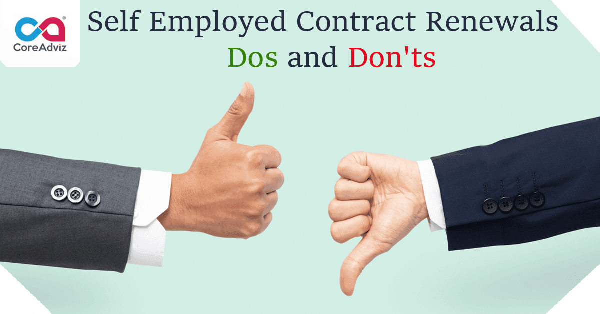 Self Employed Contract Renewals